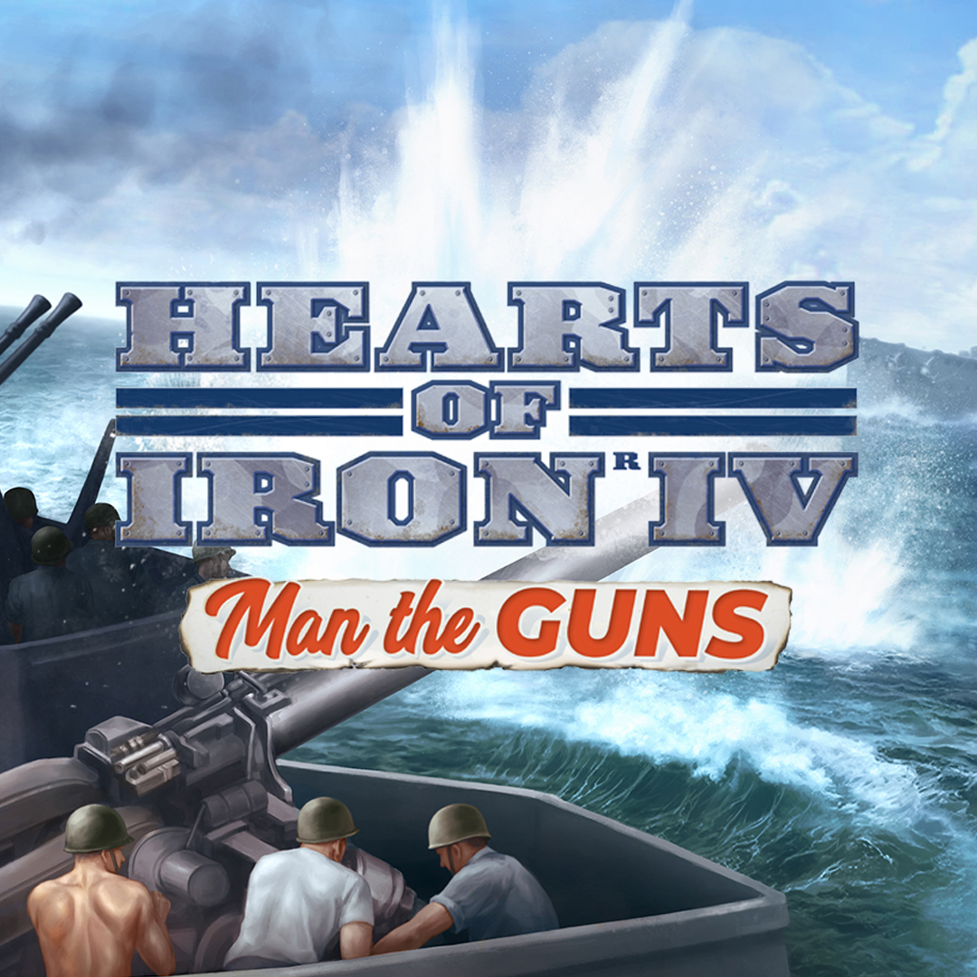 Hearts of Iron IV Man of Guns logo