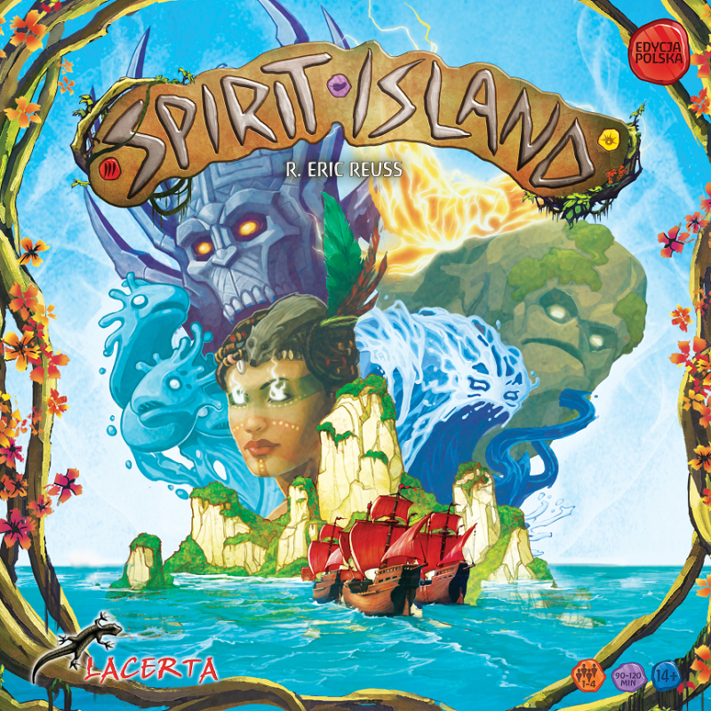 Okładka gry planszowej Spirit Island