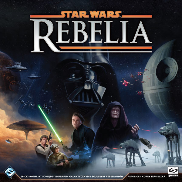 Okładka gry planszowej Star Wars: Rebelia