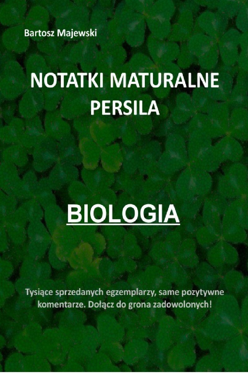 Geology Council gain Notatki maturalne persila. Biologia - sklep muve.pl