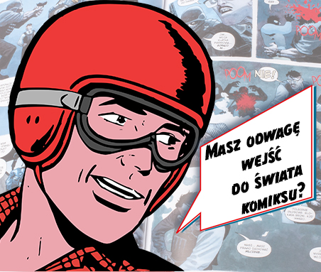 Duży baner promocyjny komiksów w Muve.pl