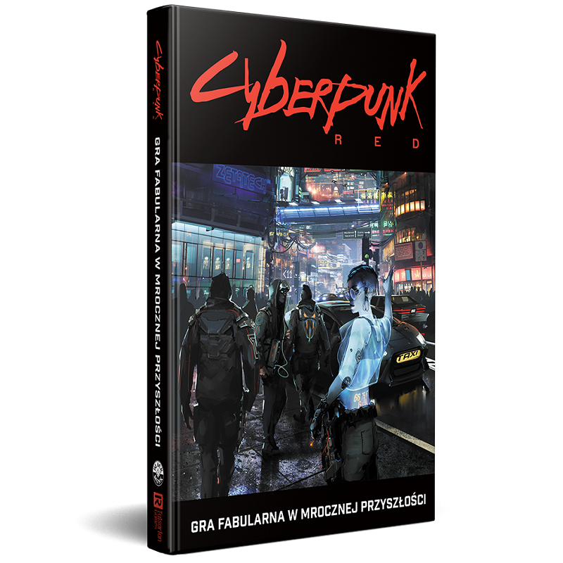 Okładka gry fabularnej Cyberpunk RED