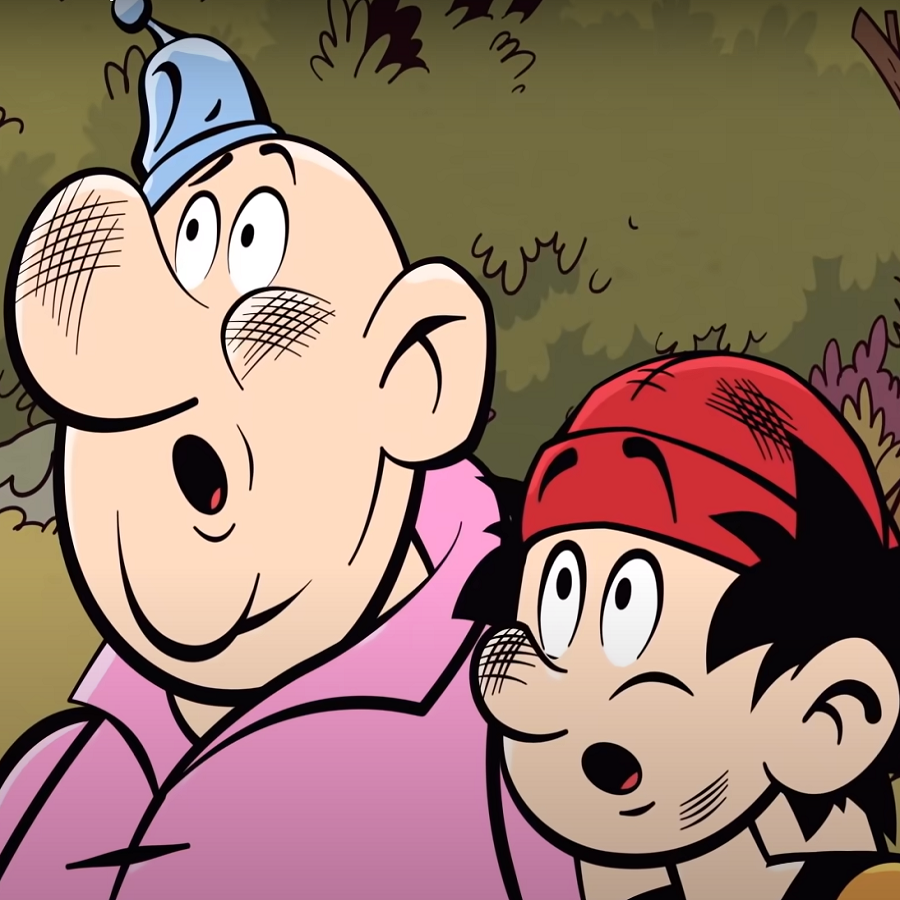 Kadr z animacji Netflixa Kajko i Kokosz