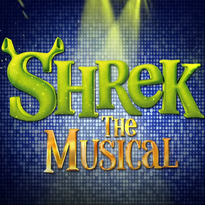Logo przedstawienia netflix shrek: the musical