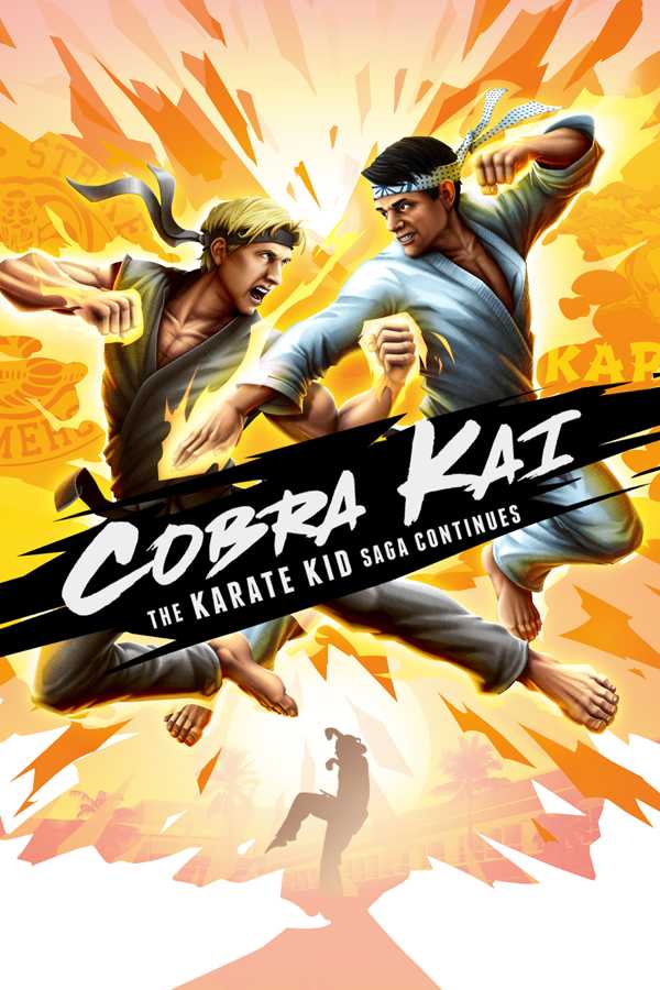 Okładka gry komputerowej Cobra Kai