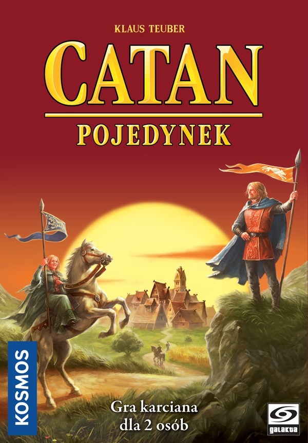 Okładka dwuosobowej gry planszowej Catan: Pojedynek