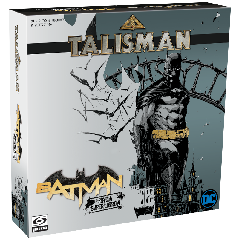 Opakowanie gry planszowej Talisman: Batman