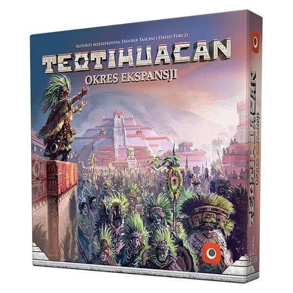 Okładka dodatku okres ekspansji do gry Teotihuacan